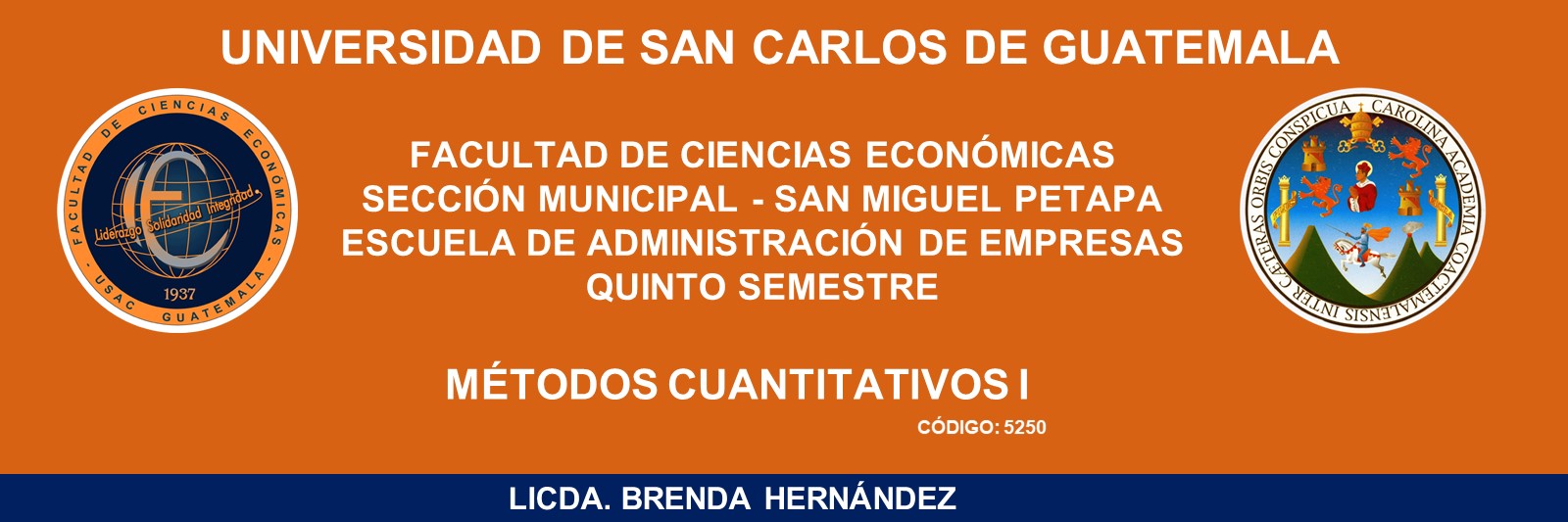 DATOS DEL CURSO DE METODOS 1 